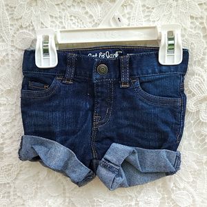 Cat and Jack denim shorts 12M